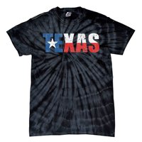 Texas Texas State Flag Vintage Texas Flag Texas State Tie-Dye T-Shirt