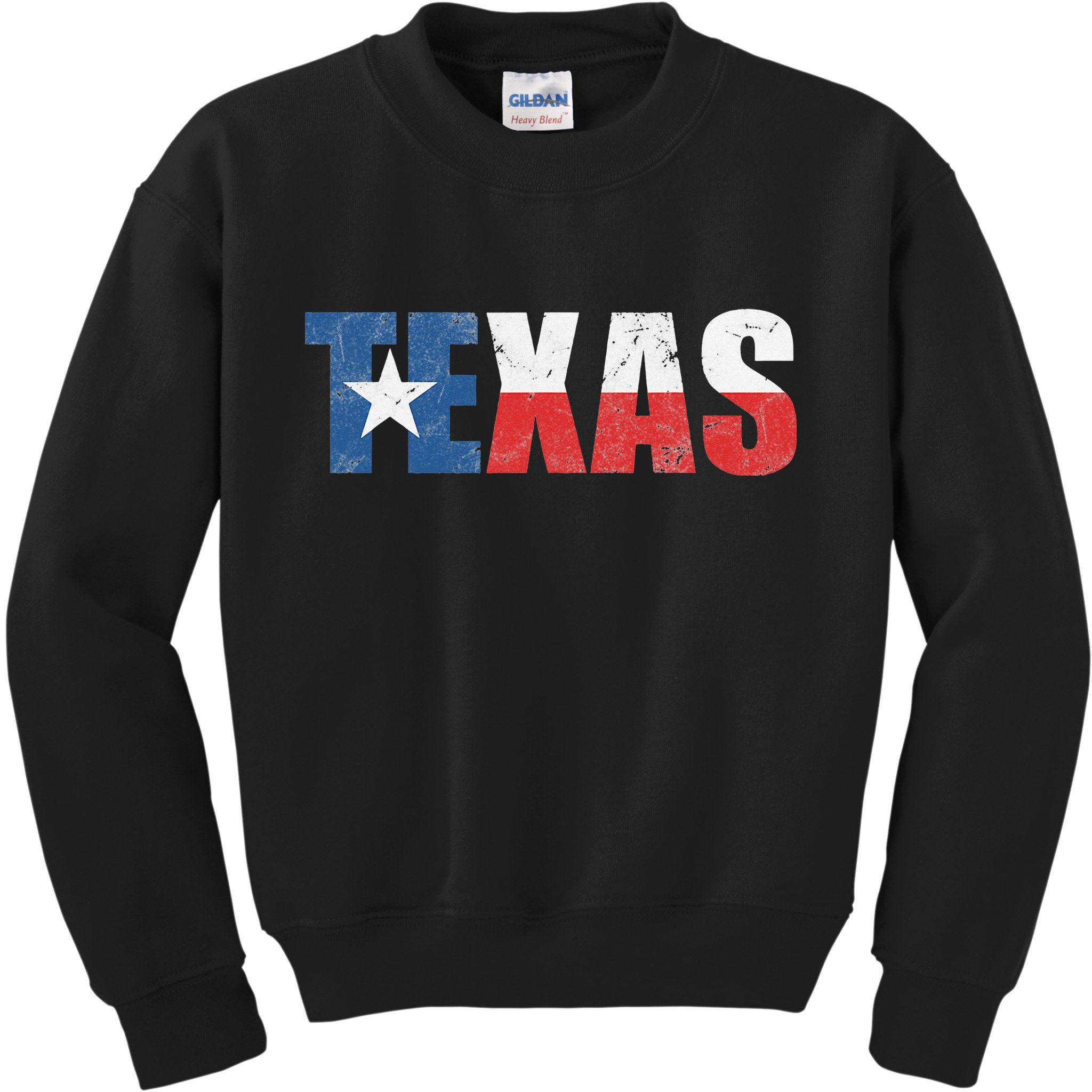 Texas Texas State Flag Vintage Texas Flag Texas State Kids Sweatshirt