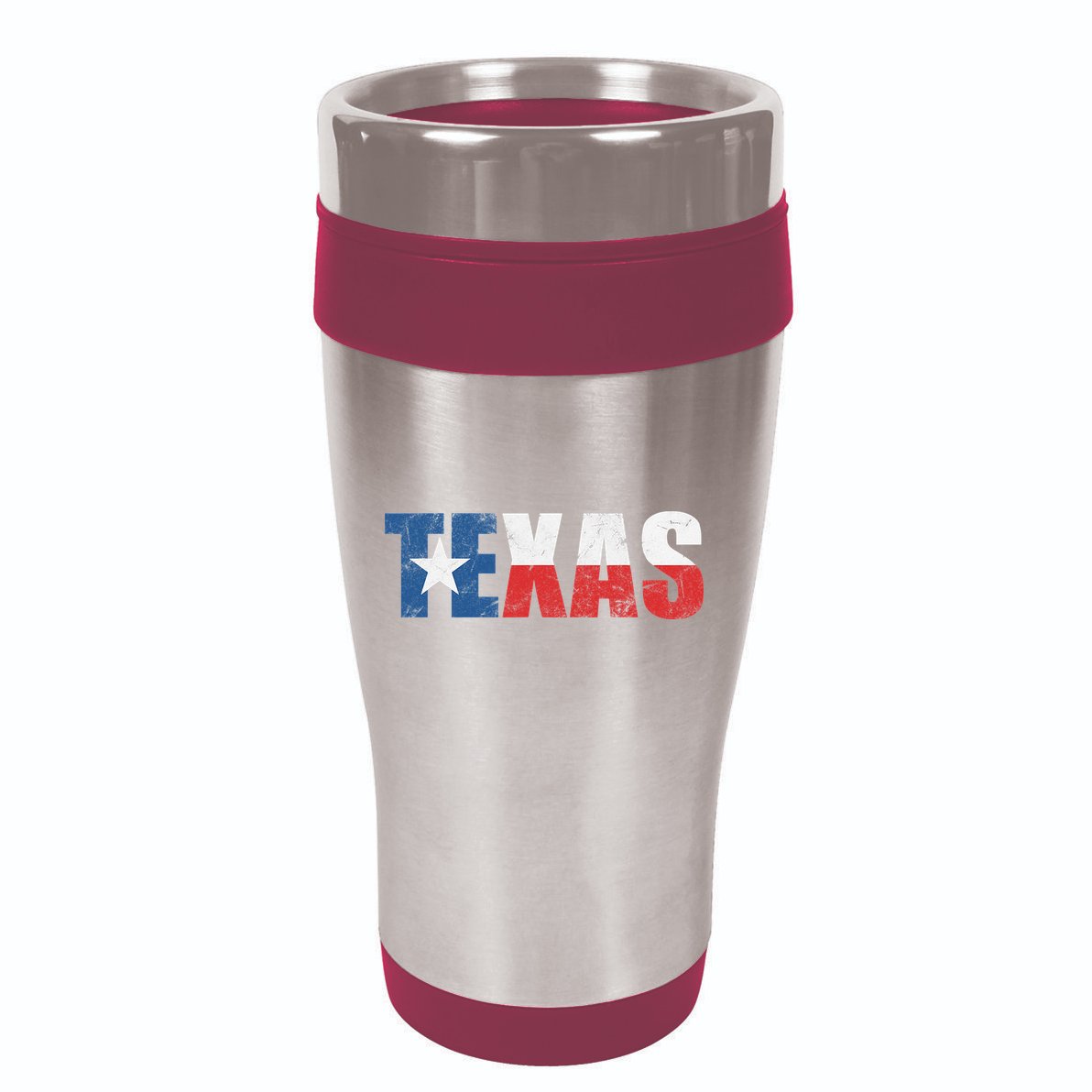 Texas Texas State Flag Vintage Texas Flag Texas State 16oz Travel Tumbler