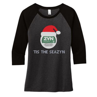 Tis The Seazyn Tacky Women's Tri-Blend 3/4-Sleeve Raglan Shirt