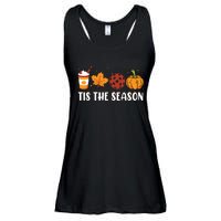 Tis The Season Coffee Fall Pickleball And Halloween Pumpkin Ladies Essential Flowy Tank