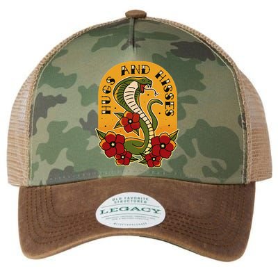 Traditional Tattoo Style Hugs And Hisses Cobra Legacy Tie Dye Trucker Hat