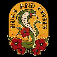 Traditional Tattoo Style Hugs And Hisses Cobra Impact Tech Backpack