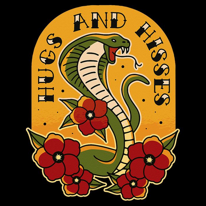 Traditional Tattoo Style Hugs And Hisses Cobra Impact Tech Backpack