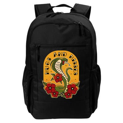 Traditional Tattoo Style Hugs And Hisses Cobra Backpack