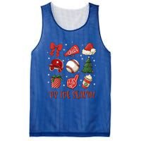 Tis The Season Coquette Bow Baseball Coffee Merry Christmas Funny Gift Mesh Reversible Basketball Jersey Tank