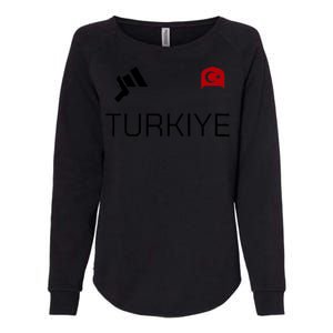 Turkiye Turkish Shooting Team Sports Womens California Wash Sweatshirt