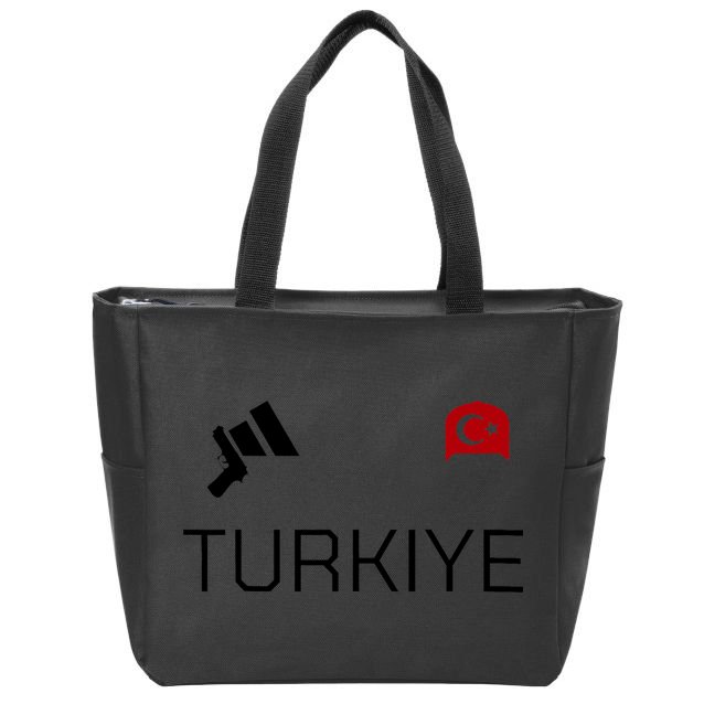 Turkiye Turkish Shooting Team Sports Zip Tote Bag