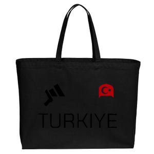 Turkiye Turkish Shooting Team Sports Cotton Canvas Jumbo Tote