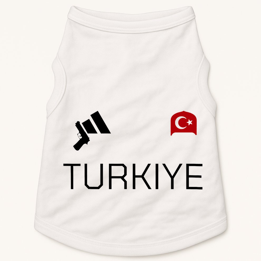 Turkiye Turkish Shooting Team Sports Doggie Tank