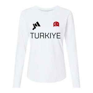 Turkiye Turkish Shooting Team Sports Womens Cotton Relaxed Long Sleeve T-Shirt