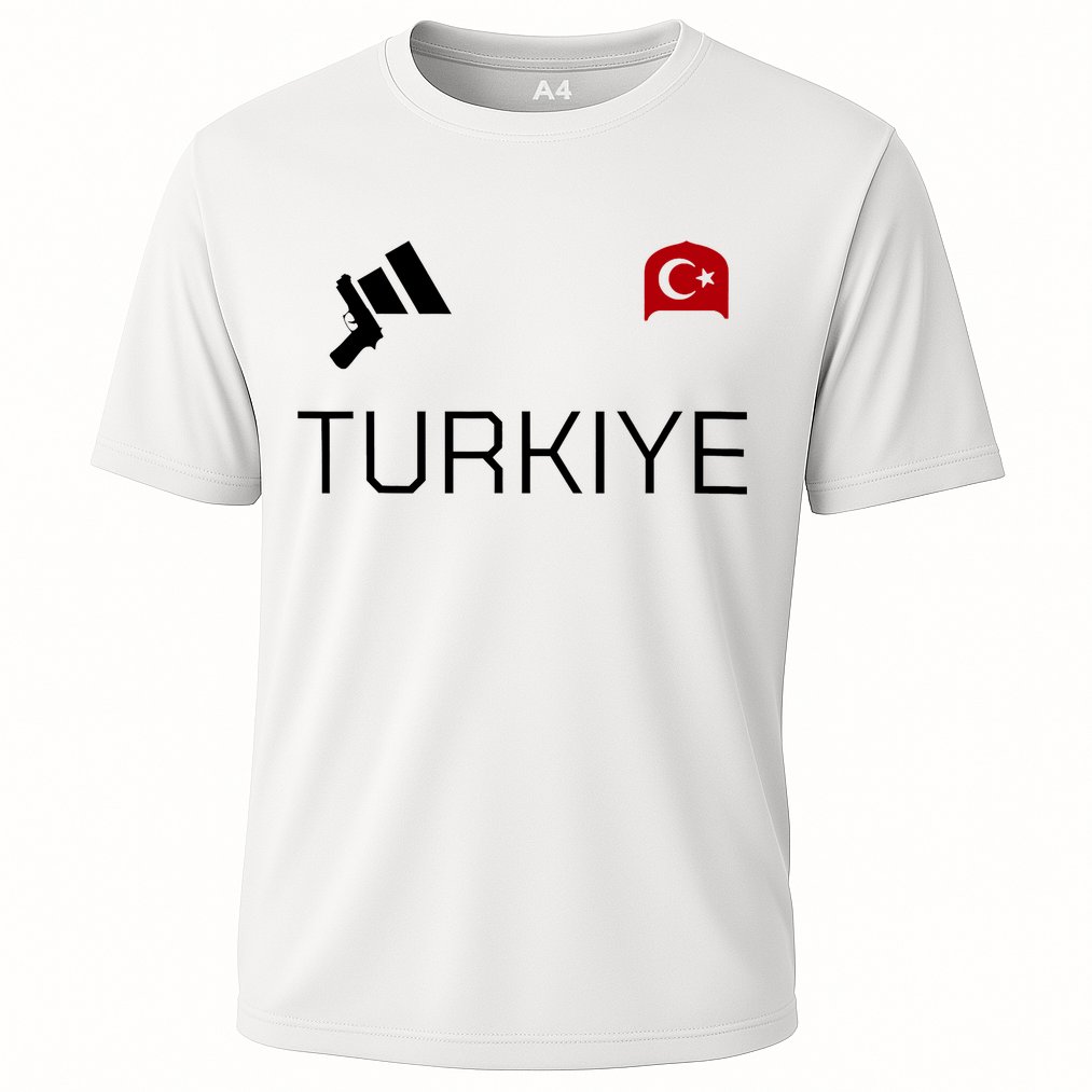Turkiye Turkish Shooting Team Sports Cooling Performance Crew T-Shirt