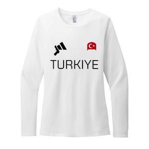 Turkiye Turkish Shooting Team Sports Womens CVC Long Sleeve Shirt