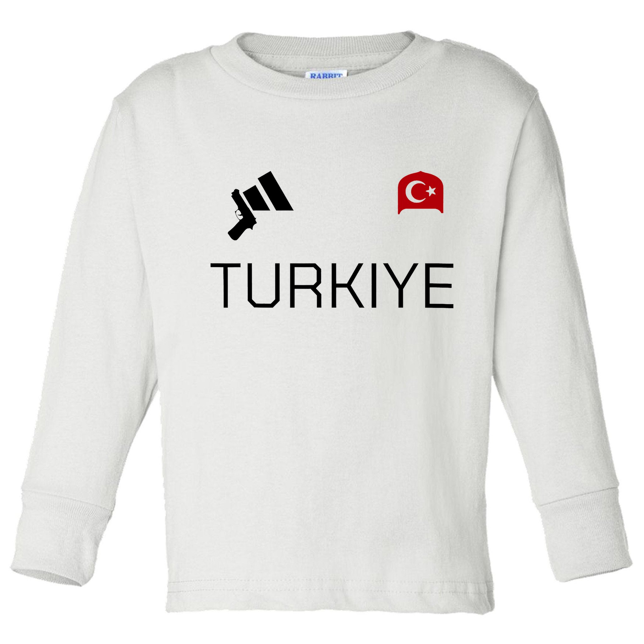 Turkiye Turkish Shooting Team Sports Toddler Long Sleeve Shirt
