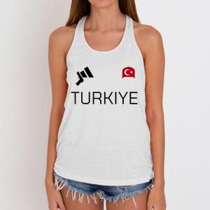 Turkiye Turkish Shooting Team Sports Women's Knotted Racerback Tank