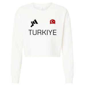 Turkiye Turkish Shooting Team Sports Cropped Pullover Crew