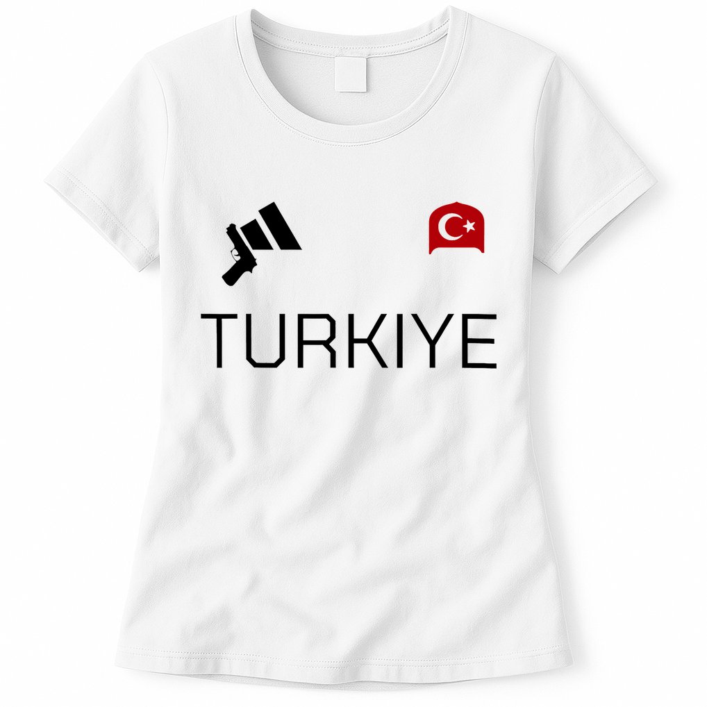 Turkiye Turkish Shooting Team Sports Womens T-Shirt