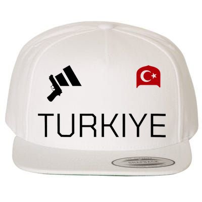 Turkiye Turkish Shooting Team Sports Wool Snapback Cap