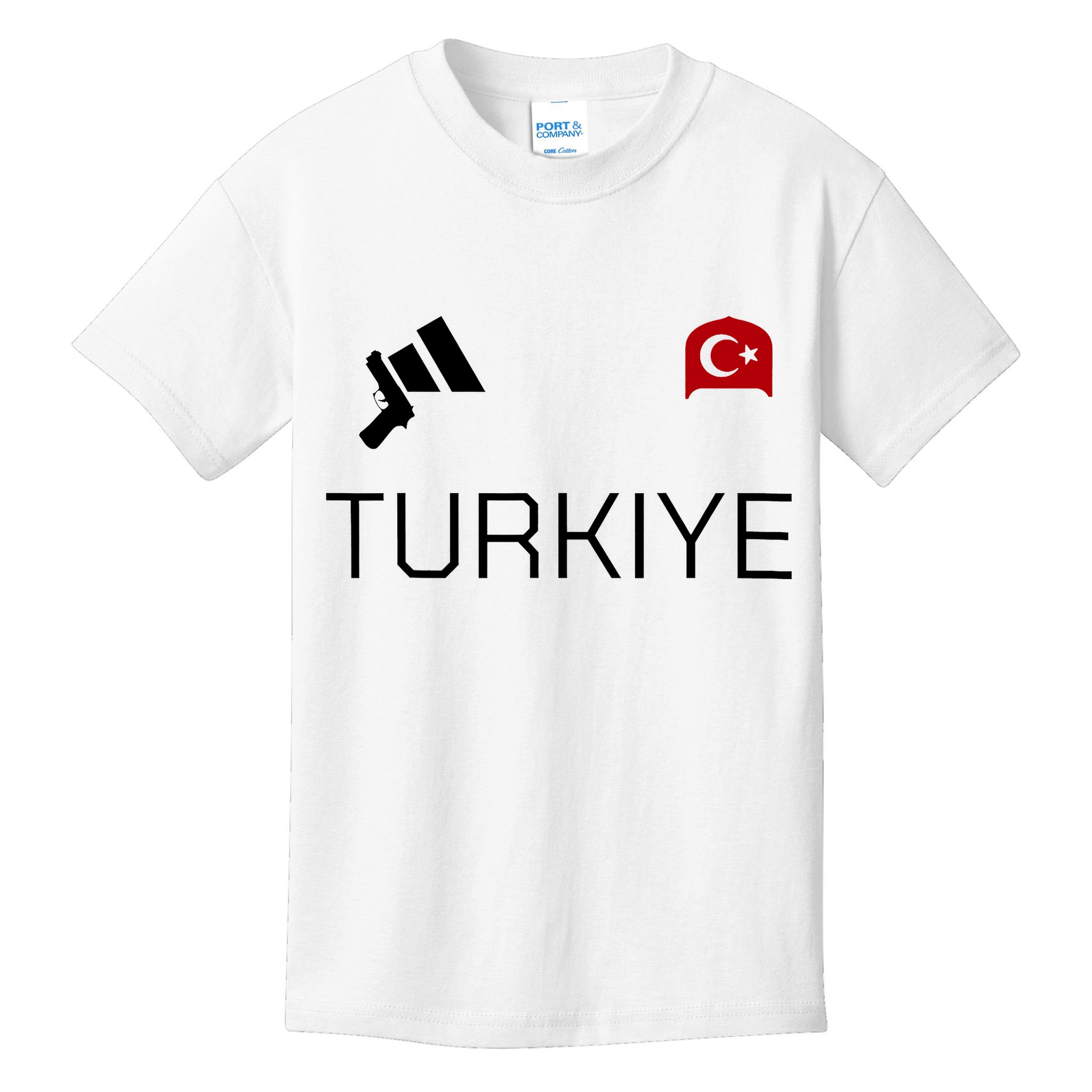 Turkiye Turkish Shooting Team Sports Kids T-Shirt