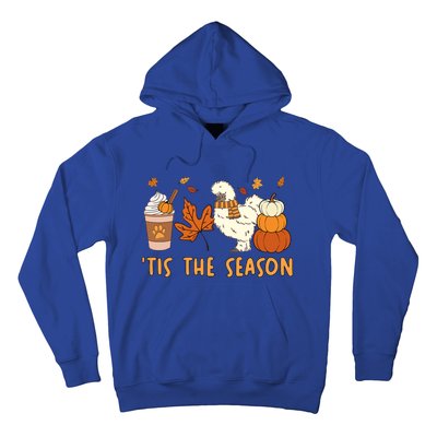 Tis The Season Silkie Chicken Mom Fall Autumn Pumpkin Coffee Hoodie