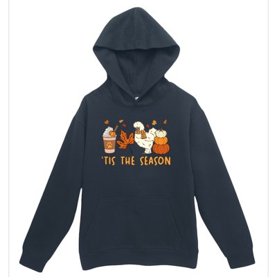 Tis The Season Silkie Chicken Mom Fall Autumn Pumpkin Coffee Urban Pullover Hoodie