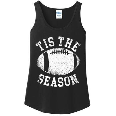 Tis The Season Football Ladies Essential Tank