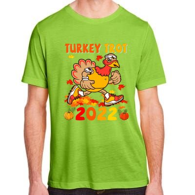 Turkey Trot Squad Funny Thanksgiving Running Costume Adult ChromaSoft Performance T-Shirt