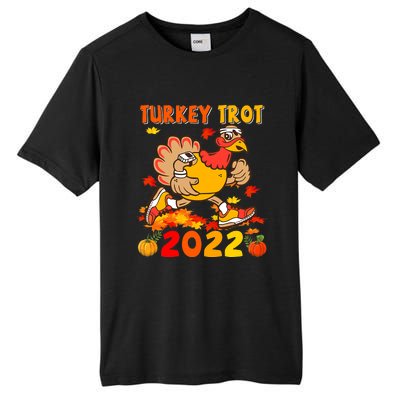 Turkey Trot Squad Funny Thanksgiving Running Costume Tall Fusion ChromaSoft Performance T-Shirt