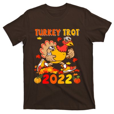 Turkey Trot Squad Funny Thanksgiving Running Costume T-Shirt