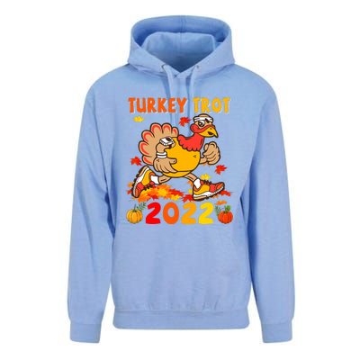 Turkey Trot Squad Funny Thanksgiving Running Costume Unisex Surf Hoodie