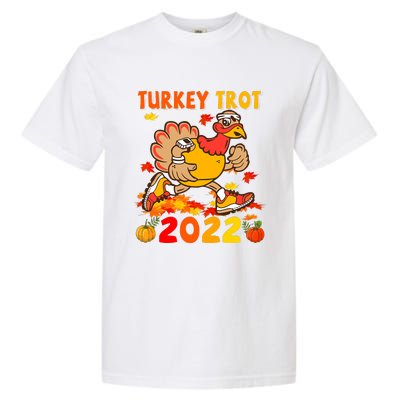 Turkey Trot Squad Funny Thanksgiving Running Costume Garment-Dyed Heavyweight T-Shirt