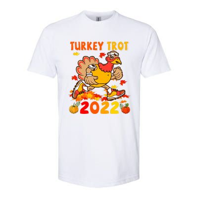 Turkey Trot Squad Funny Thanksgiving Running Costume Softstyle CVC T-Shirt