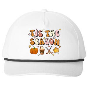 Tis The Season Field Hockey Pumpkin Latte Fall Thanksgiving Cute Gift Snapback Five-Panel Rope Hat