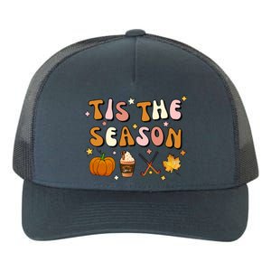 Tis The Season Field Hockey Pumpkin Latte Fall Thanksgiving Cute Gift Yupoong Adult 5-Panel Trucker Hat