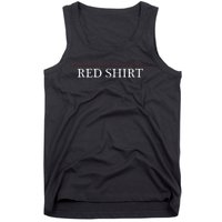 Top That Says The Words Red Tank Top