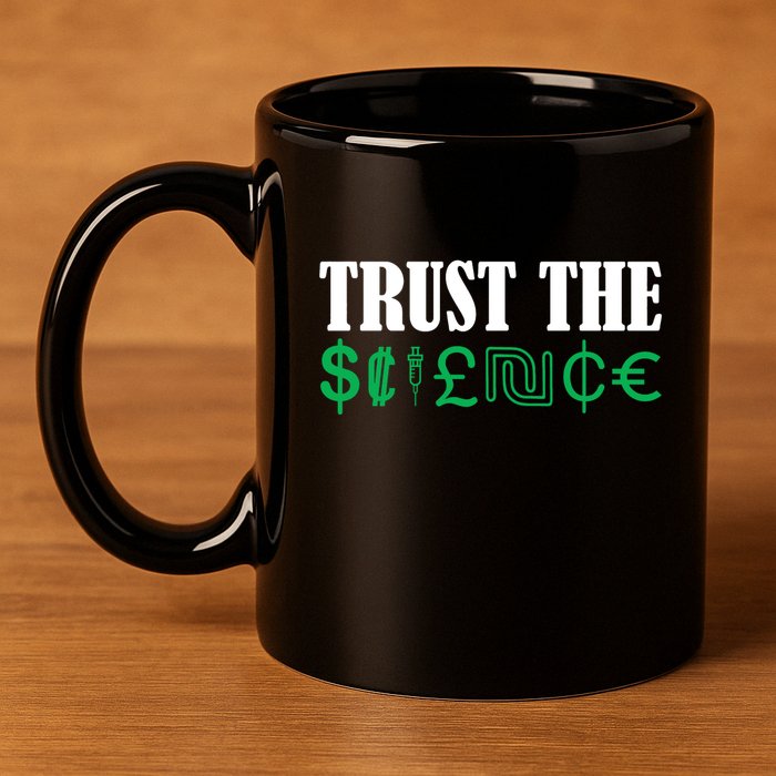 Trust The Science 11oz C Handle Ceramic Mug