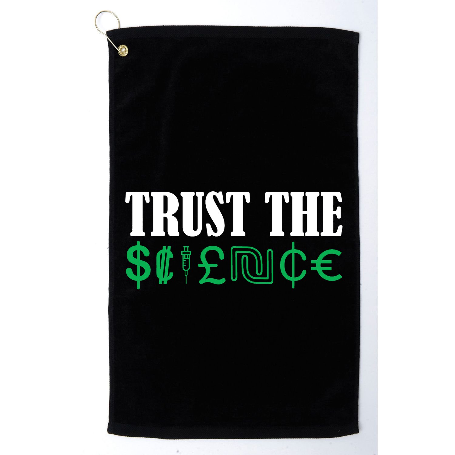 Trust The Science Golf Towel