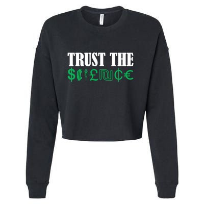 Trust The Science Cropped Pullover Crew