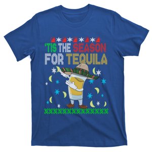 'Tis The Season For Tequila Dabbing Ugly Christmas Alcohol Gift T-Shirt