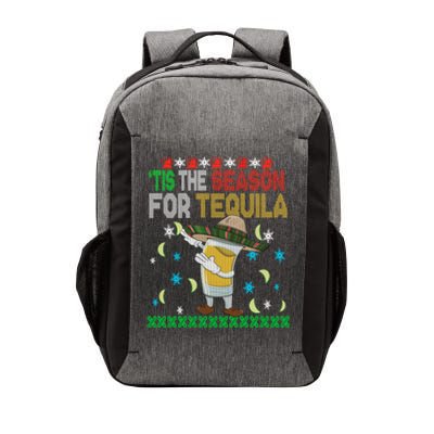 'Tis The Season For Tequila Dabbing Ugly Christmas Alcohol Gift Vector Backpack