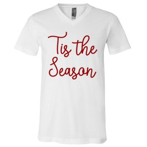 Tis The Season Family Matching Christmas Gift V-Neck T-Shirt