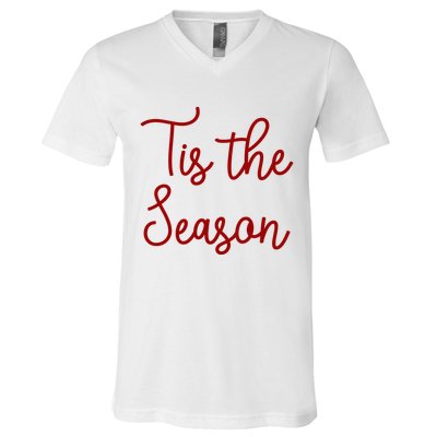 Tis The Season Family Matching Christmas Gift V-Neck T-Shirt