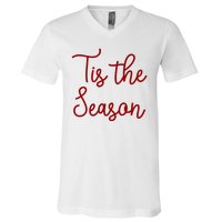 Tis The Season Family Matching Christmas Gift V-Neck T-Shirt