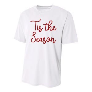 Tis The Season Family Matching Christmas Gift Youth Performance Sprint T-Shirt