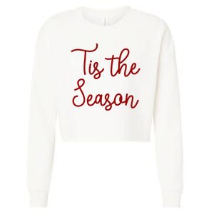 Tis The Season Family Matching Christmas Gift Cropped Pullover Crew