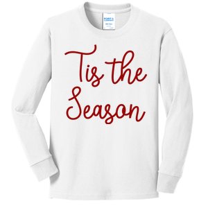 Tis The Season Family Matching Christmas Gift Kids Long Sleeve Shirt