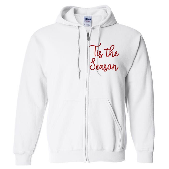 Tis The Season Family Matching Christmas Gift Full Zip Hoodie