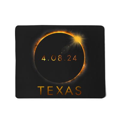 Texas Total Solar Eclipse April 8 2024 Texas Solar Eclipse Mousepad