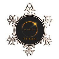 Texas Total Solar Eclipse April 8 2024 Texas Solar Eclipse Metallic Star Ornament