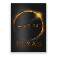 Texas Total Solar Eclipse April 8 2024 Texas Solar Eclipse Poster